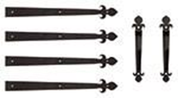 Fleur-de-Lis Hardware Designer Steel Garage Doors, OTT Garage Doors & Service, Albuquerque
