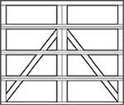 Carriage House Steel Garage Doors 9405 - Over the Top Garage Doors