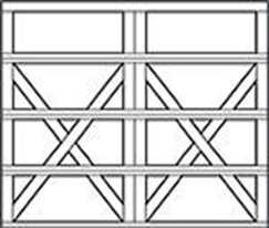Carriage House Steel Garage Doors 9405 - Over the Top Garage Doors