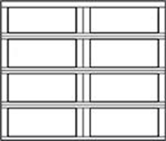 Carriage House Steel Garage Doors 9405 - Over the Top Garage Doors