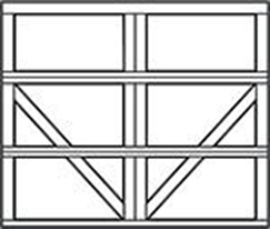 Carriage House Steel Garage Doors 9700 - Over the Top Garage Doors