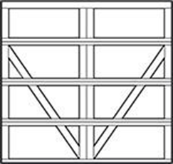 Carriage House Steel Garage Doors 9700 - Over the Top Garage Doors