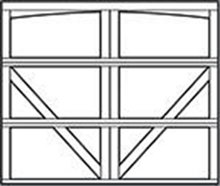 Carriage House Steel Garage Doors 9700 - Over the Top Garage Doors