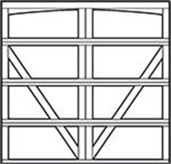 Carriage House Steel Garage Doors 9700 - Over the Top Garage Doors