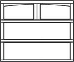 Carriage House Steel Garage Doors 9700 - Over the Top Garage Doors
