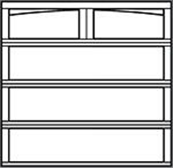 Carriage House Steel Garage Doors 9700 - Over the Top Garage Doors