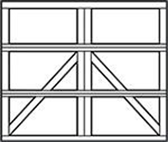 Carriage House Steel Garage Doors 9700 - Over the Top Garage Doors