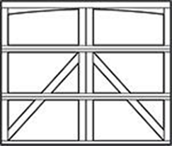 Carriage House Steel Garage Doors 9700 - Over the Top Garage Doors
