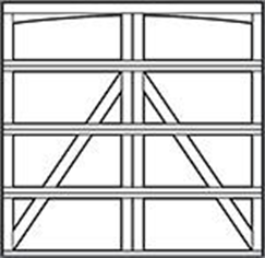 Carriage House Steel Garage Doors 9700 - Over the Top Garage Doors