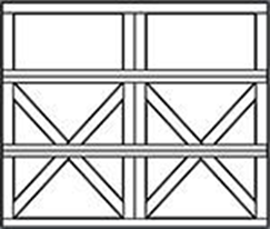 Carriage Hous Steel Garage Doors 9700, OTT Garage Doors