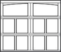 Carriage House Steel Garage Doors 9700 - Over the Top Garage Doors