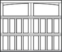 Carriage House Steel Garage Doors 9700 - Over the Top Garage Doors
