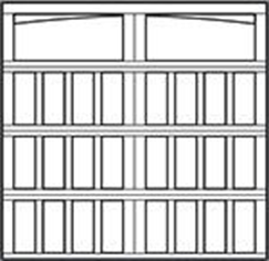 Carriage House Steel Garage Doors 9700 - Over the Top Garage Doors