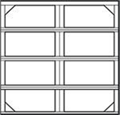 Carriage House Steel Garage Doors 9700 - Over the Top Garage Doors
