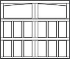 Carriage House Steel Garage Doors 9700 - Over the Top Garage Doors
