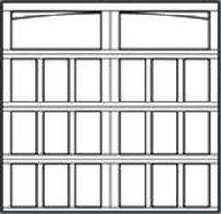 Carriage House Steel Garage Doors 9700 - Over the Top Garage Doors