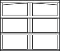Carriage House Steel Garage Doors 9700 - Over the Top Garage Doors