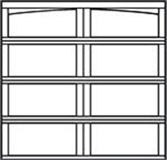 Carriage House Steel Garage Doors 9700 - Over the Top Garage Doors