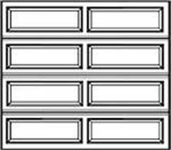 Model 8000 – 8200 Ranch Classic Steel Garage Doors 8300, 8500 & AG Models