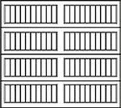 Model 9100 – 9605 Sonoma Ranch Classic Steel Garage Doors 8300, 8500 & AG Models