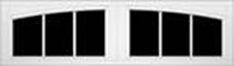 designer steel Wyndbridge (3-pane) Designer Steel Garage Doors, OTT Garage Doors,, Albuquerque